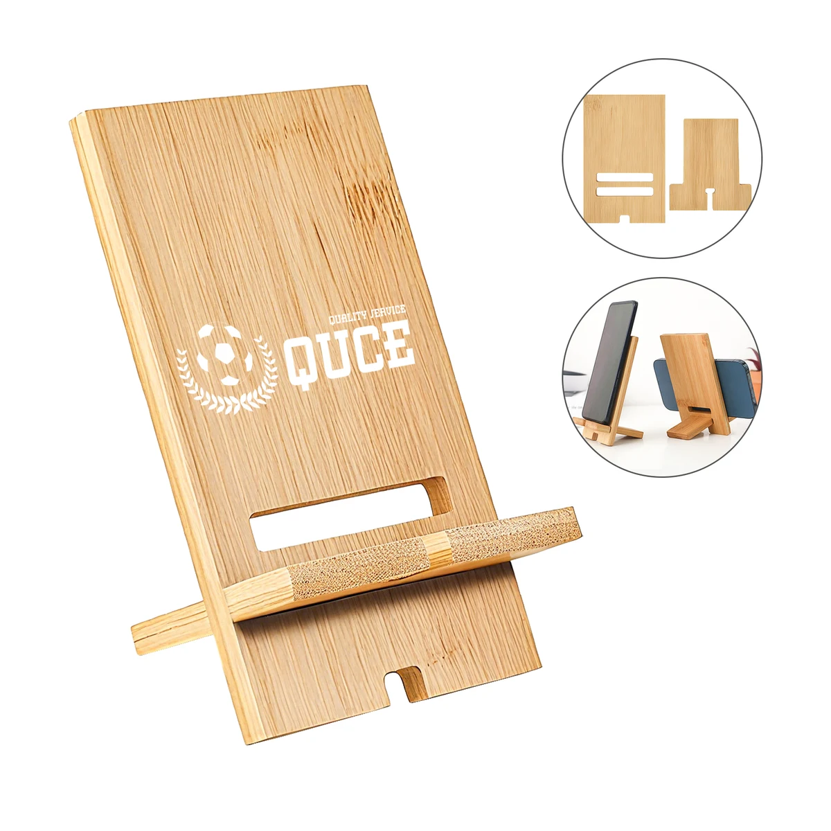 Eco-Friendly Bamboo Mobile Phone Stand Holder 1