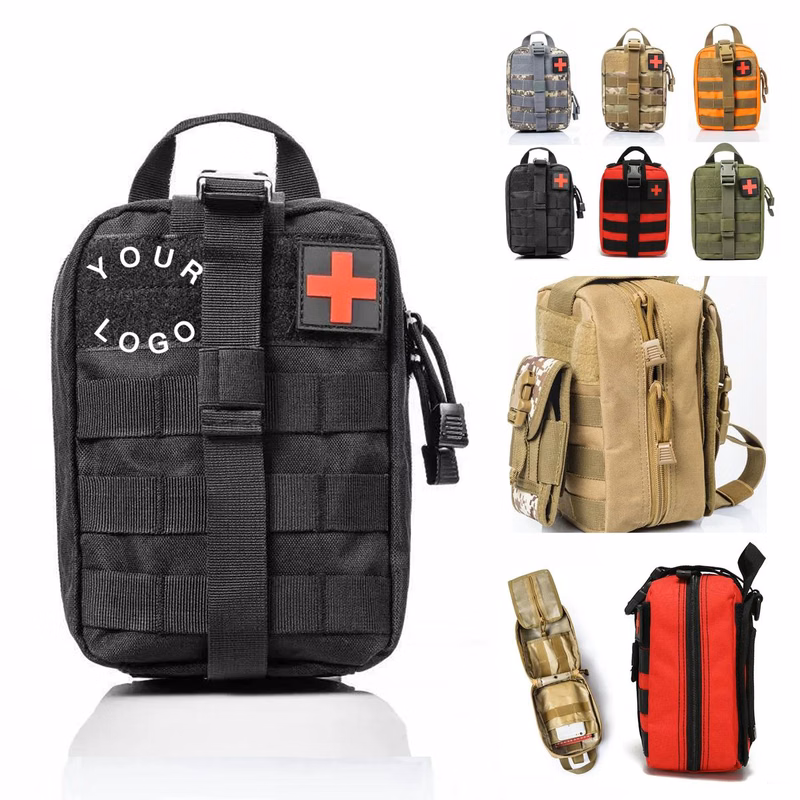 Tactical First Aid Pouch with Multiple Storage Sections