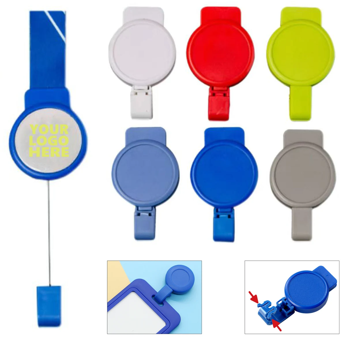 Collapsible ID Badge Holder 1