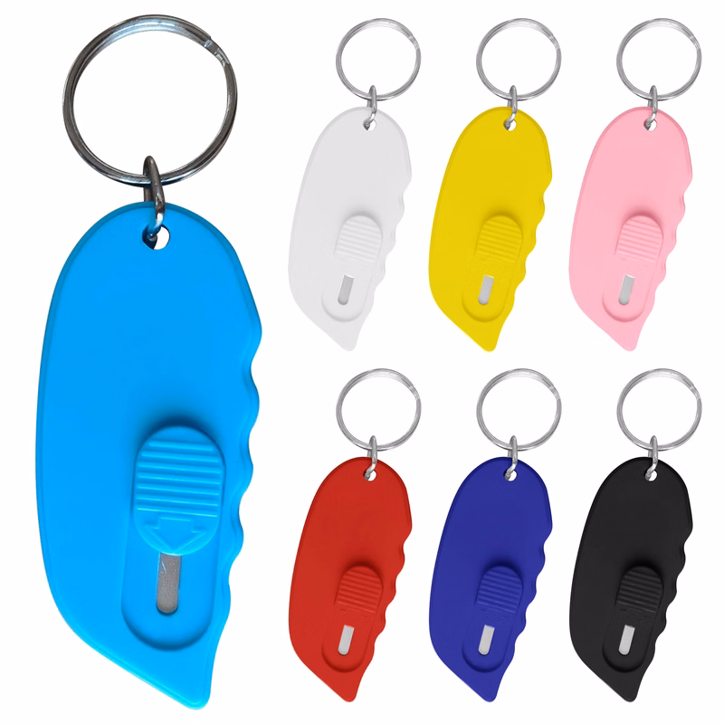 Portable Mini Box Cutter Keychain