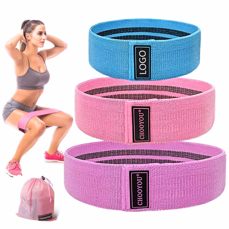 3pcs Set Yoga Hip Tension Resistance Exercise Bands