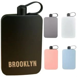 17 oz. Stainless Steel Portable Black Flask 1