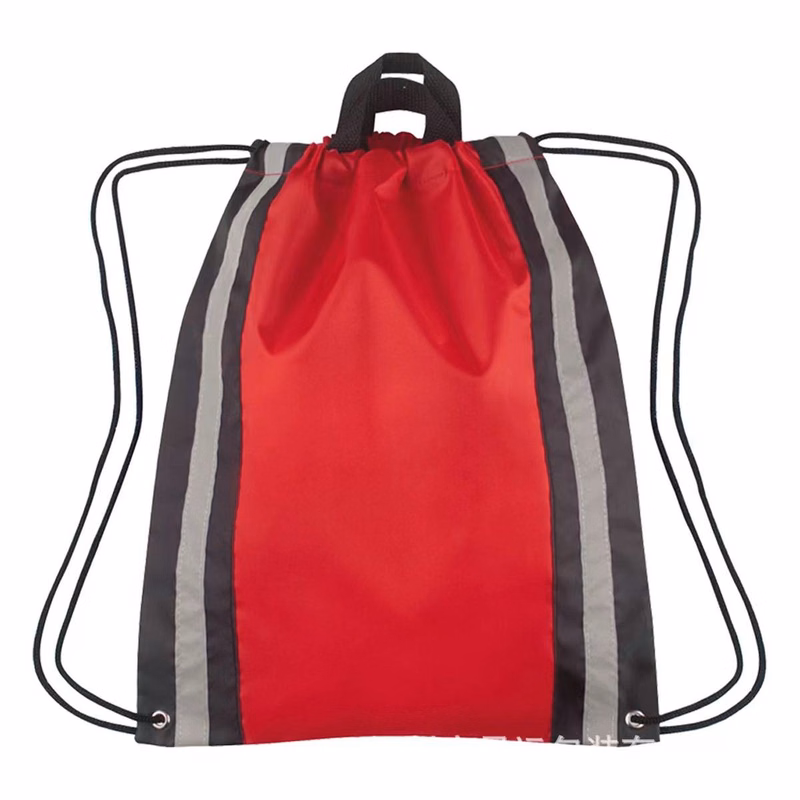 Reflective Sports Drawstring Backpack