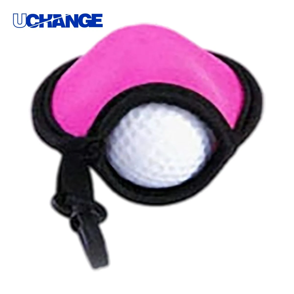 Golf Ball Cleaning Pouch Case with Clip 3.9 x 3.9 Inches 1
