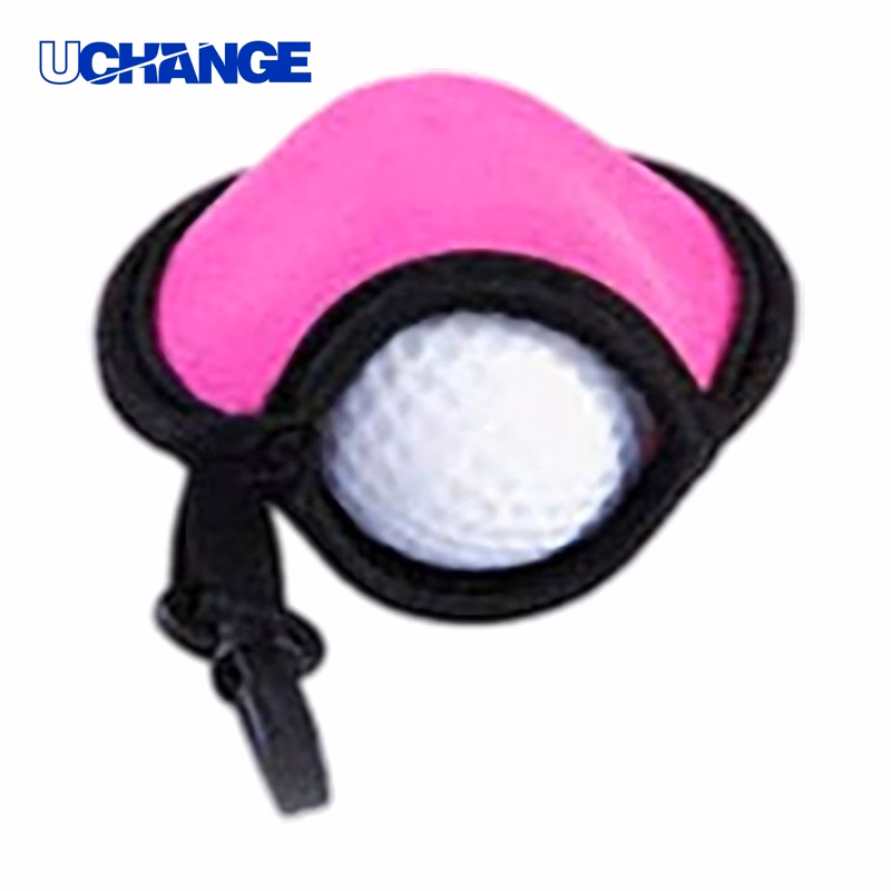 Golf Ball Cleaning Pouch Case with Clip 3.9 x 3.9 Inches