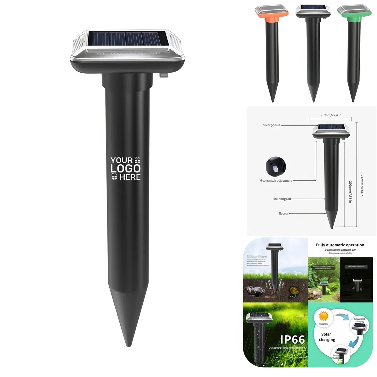 Solar Powered Mole Repellent 1