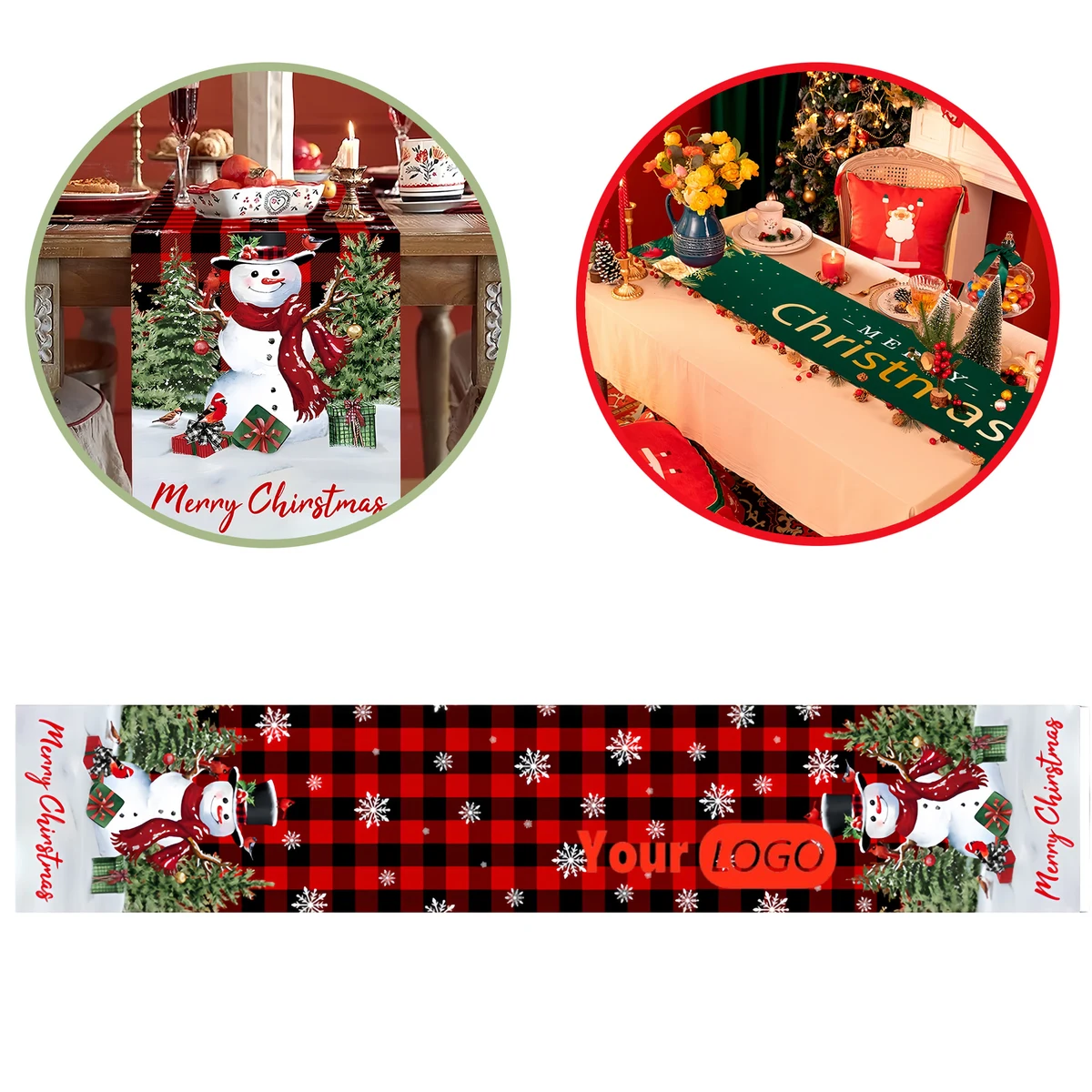 Christmas Creative Table Flag 1