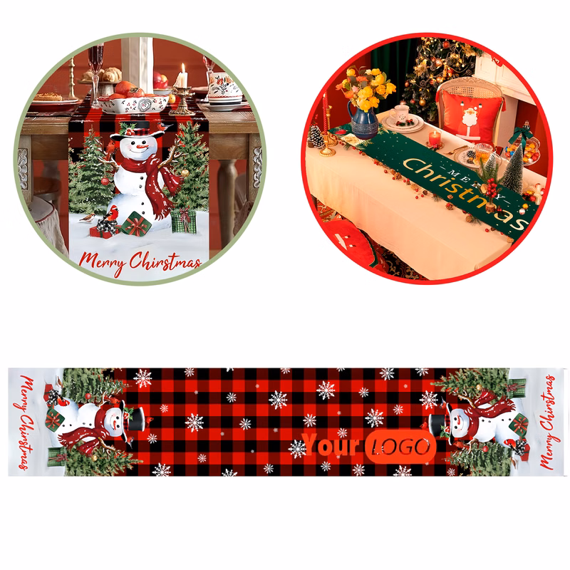 Christmas Creative Table Flag