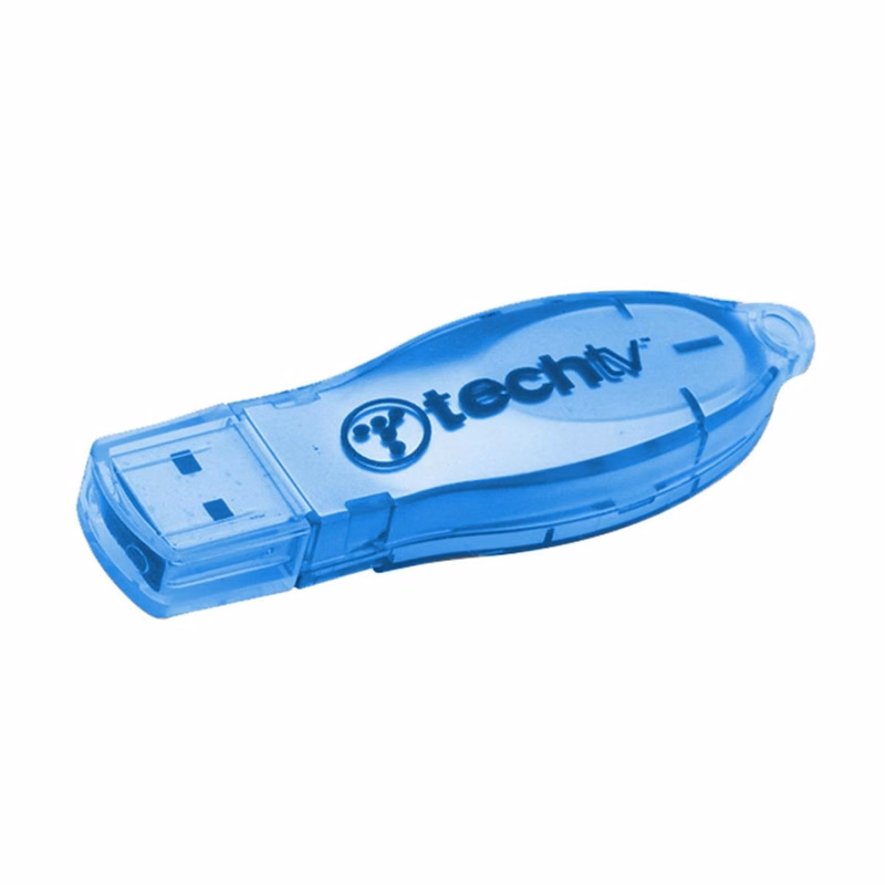 Handy Oval USB Flash Drive w/Key Chain (4 GB)