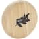 FSC® 100% Bamboo Compact Mirror/Brush 1