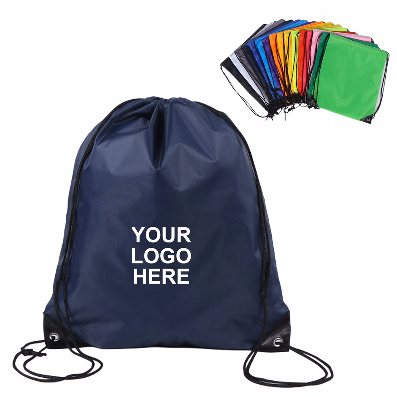 Breathable Rope Backpack Made of 210D Oxford