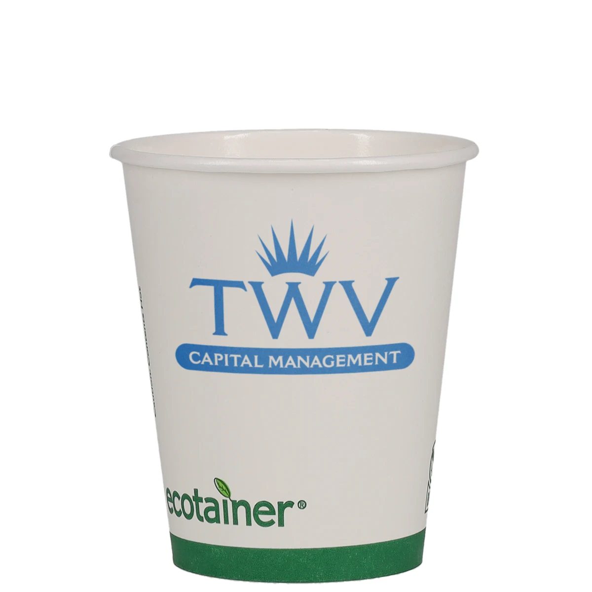 12 oz Paper Cup Eco White Tradition Print 1