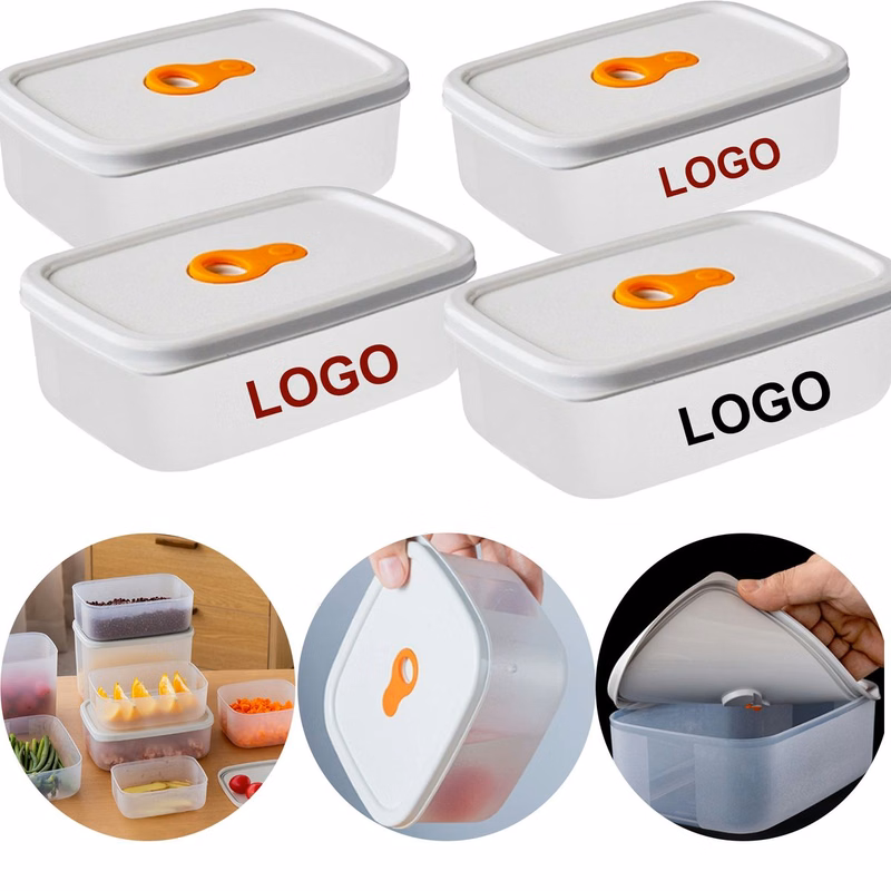 Transparent Kitchen Refrigerator Storage Container Box