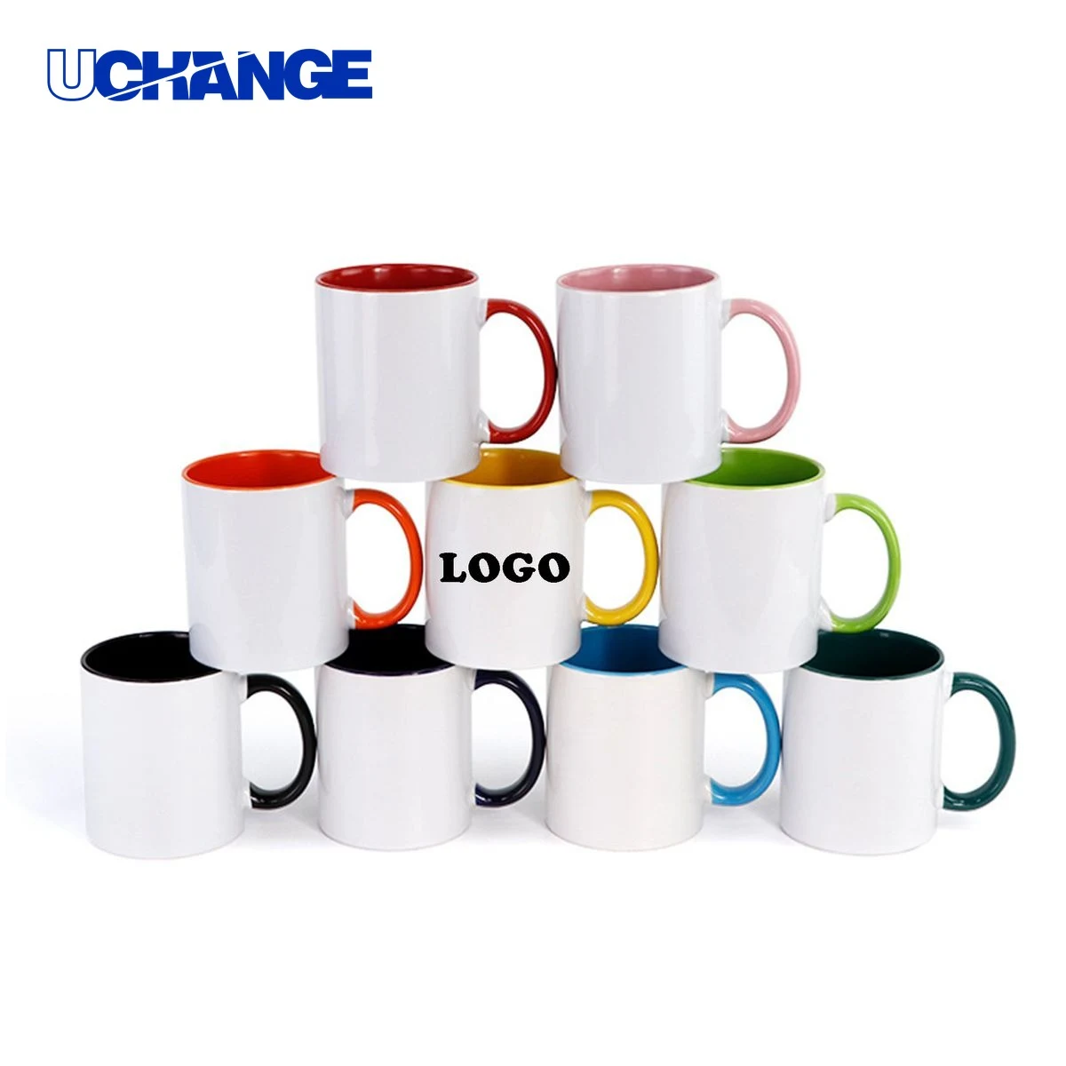 11oz Sublimation Ceramic Mug with Color Rim 1