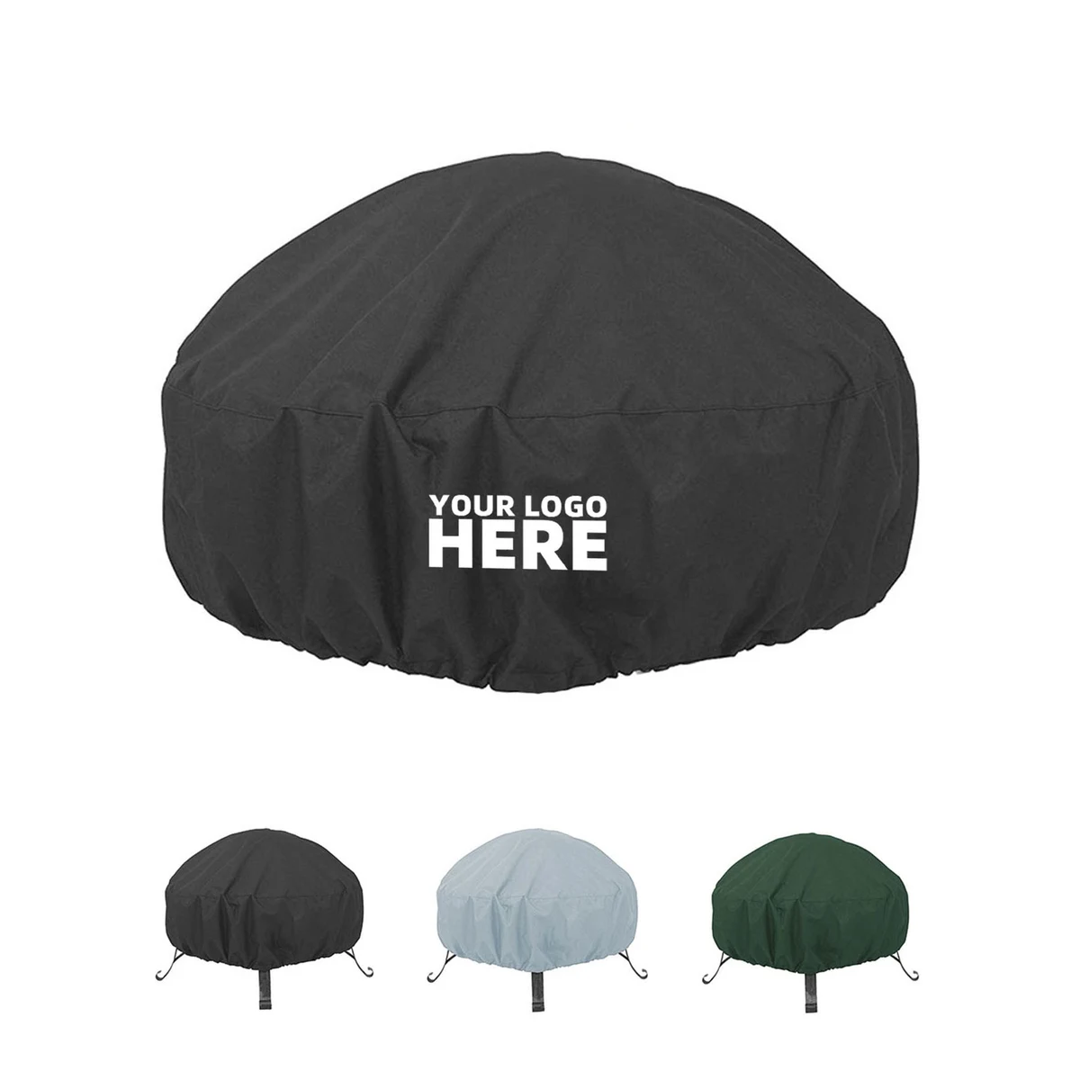 Resistant Round Fire Bowl Cover 1