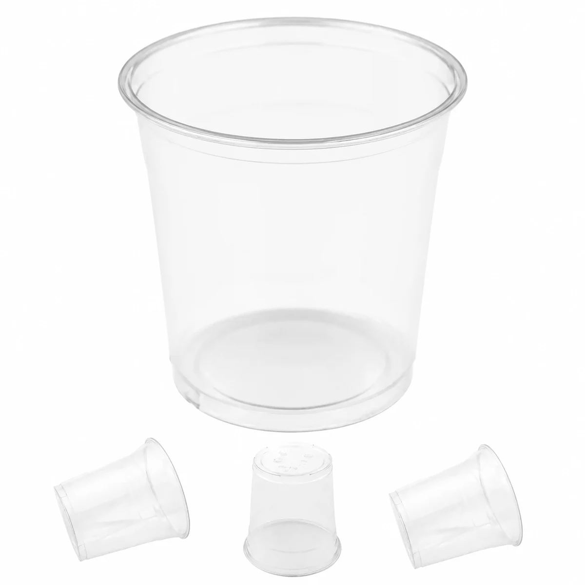 18oz Transparent PET Single-Use Cup 1
