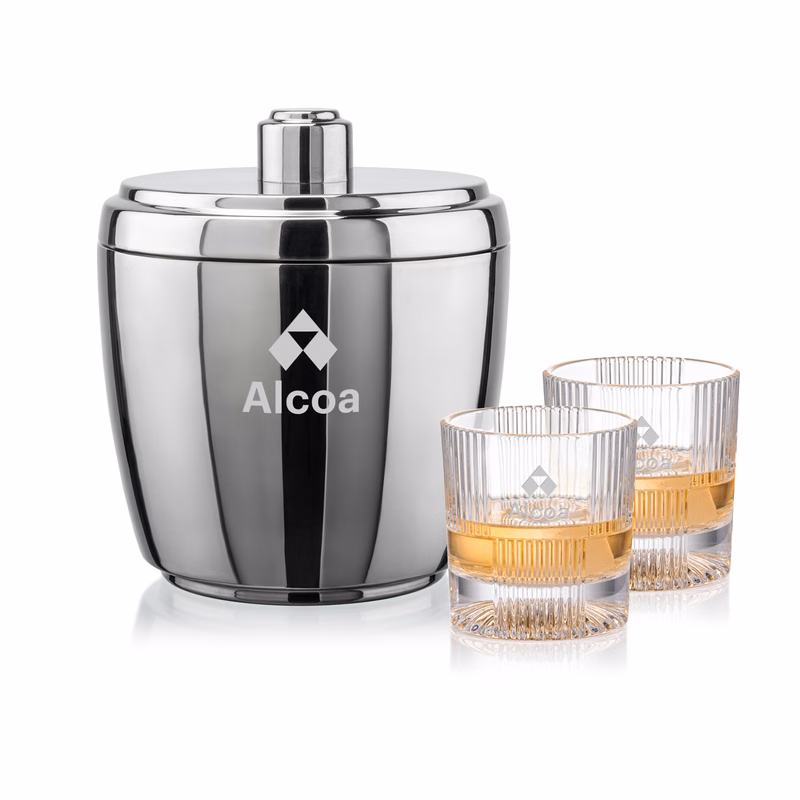 Pescara Ice Bucket & Blackwell On-the-Rocks Set