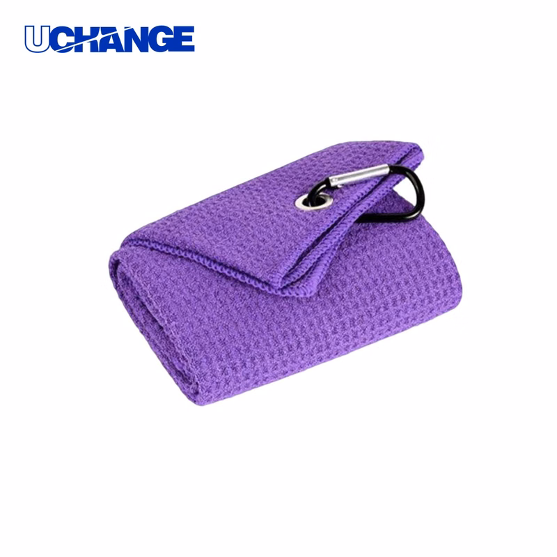 Waffle Microfiber Golf Towel