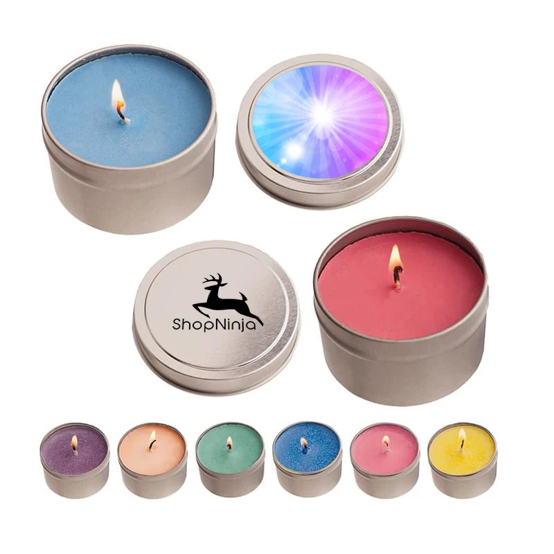 4 oz. Round Tin Candle 1