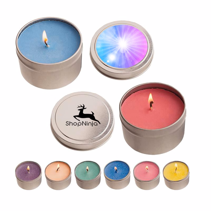 4 oz. Round Tin Candle