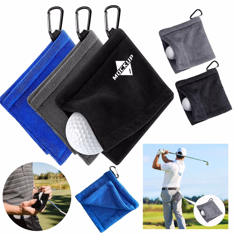 Pocket Wet and Dry Golf Ball Towel