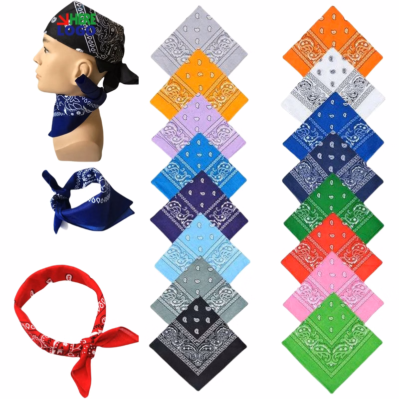 Fashion Sports Printed Bandana Polyester Headband MOQ100