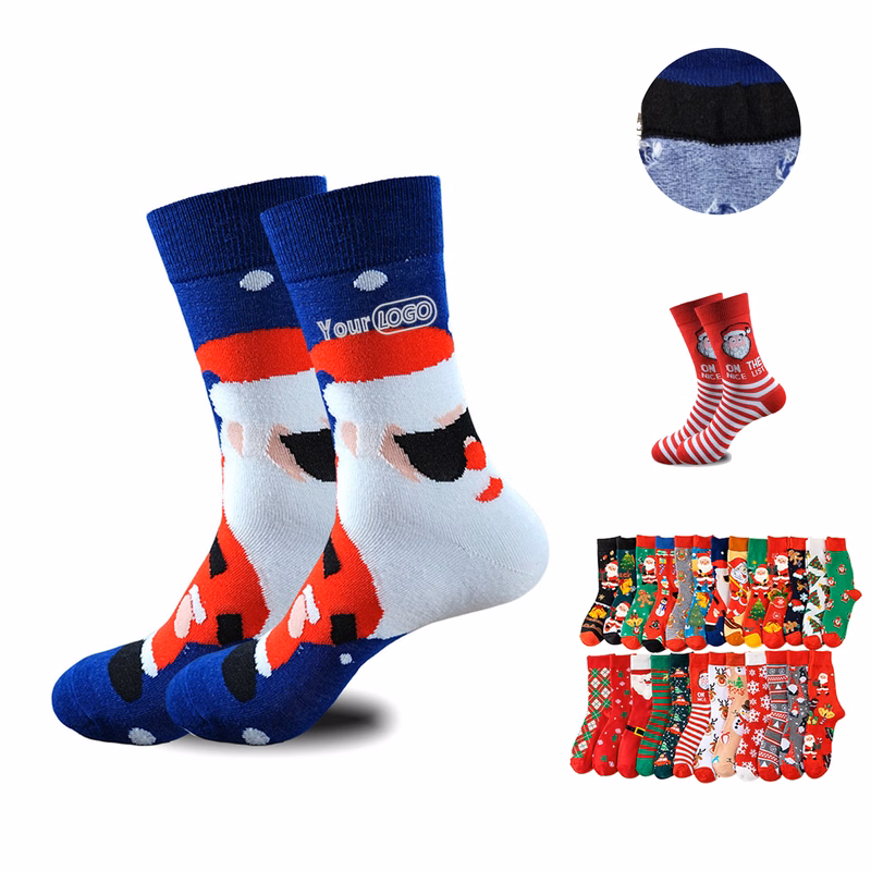 Personalized Christmas Polyester Winter Socks