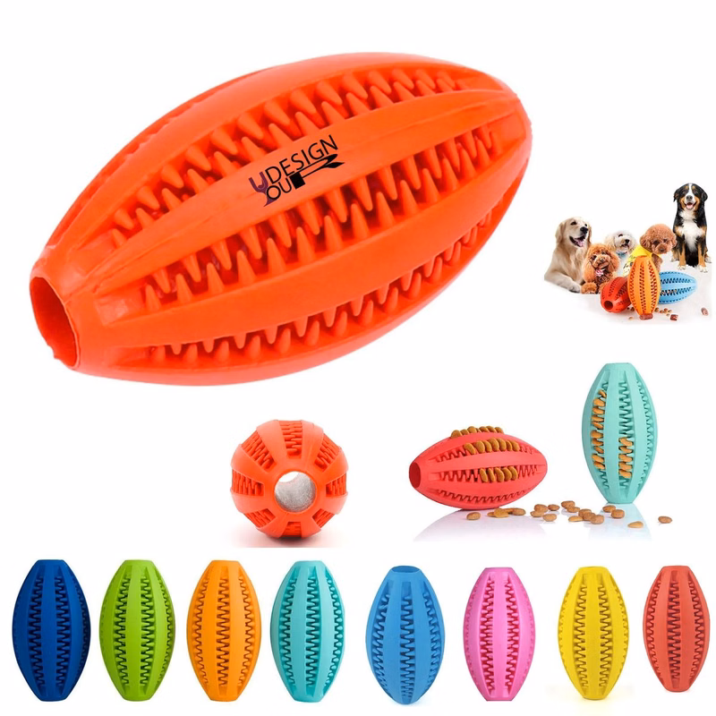 Rubber Treat Dispensing Toy For Aggressive Chewer