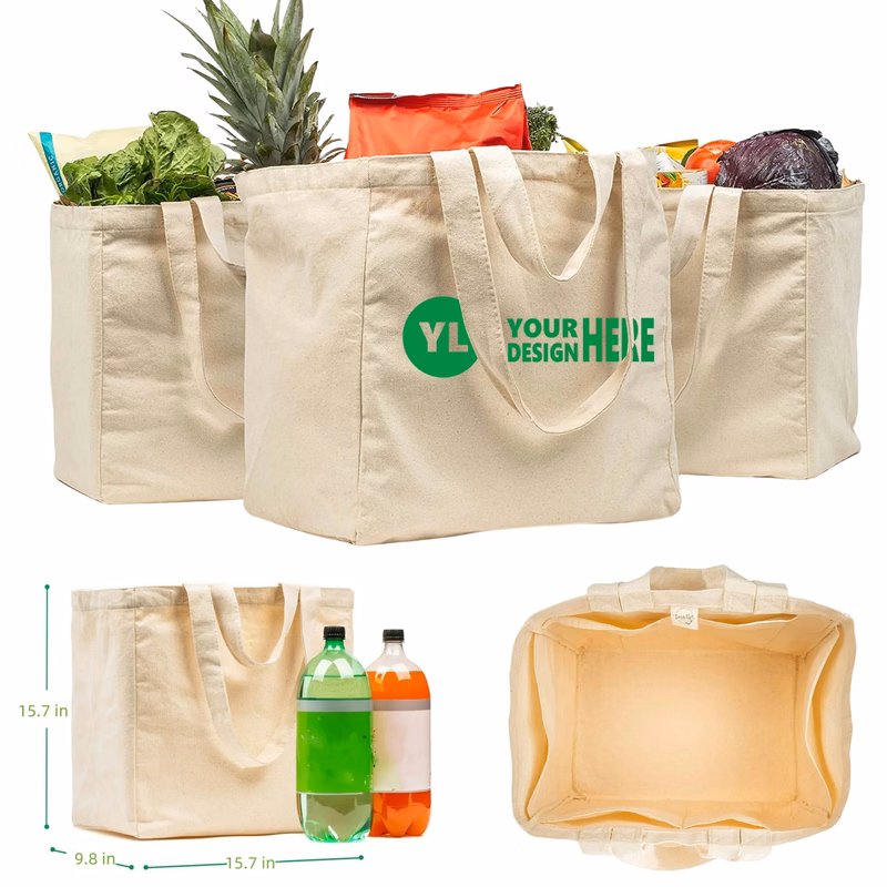 Canvas Grocery Bag