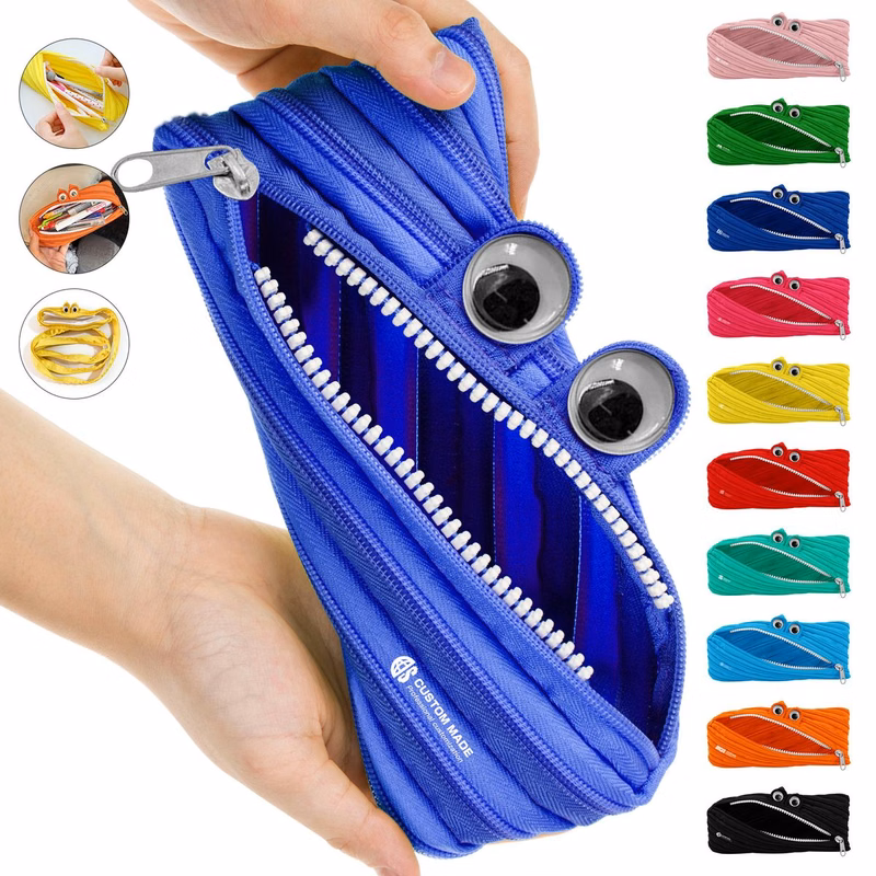 Funny Zippered Pencil Case