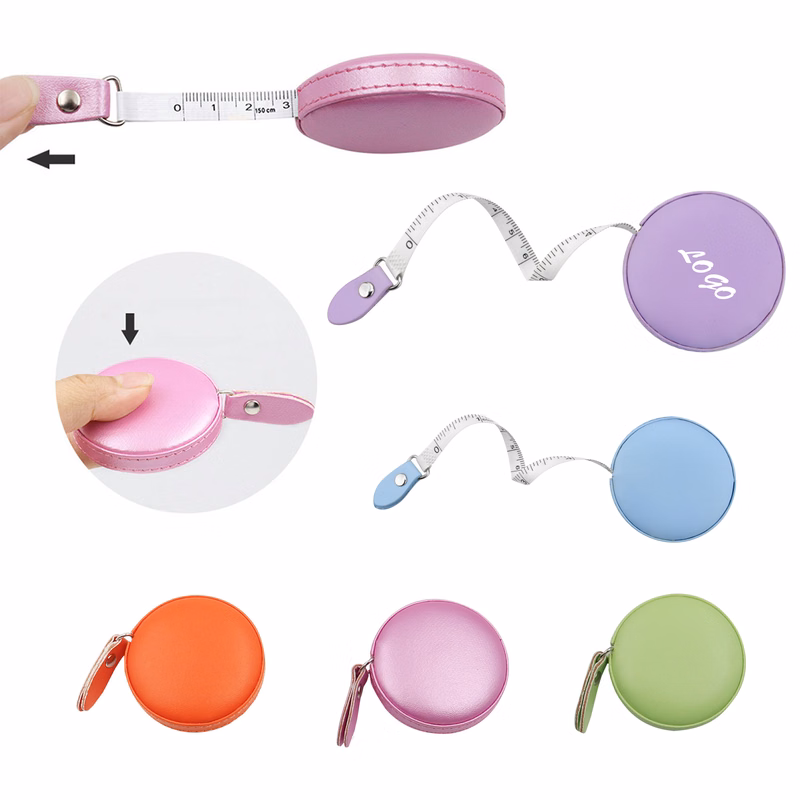 Round PU Leather Measuring Tape