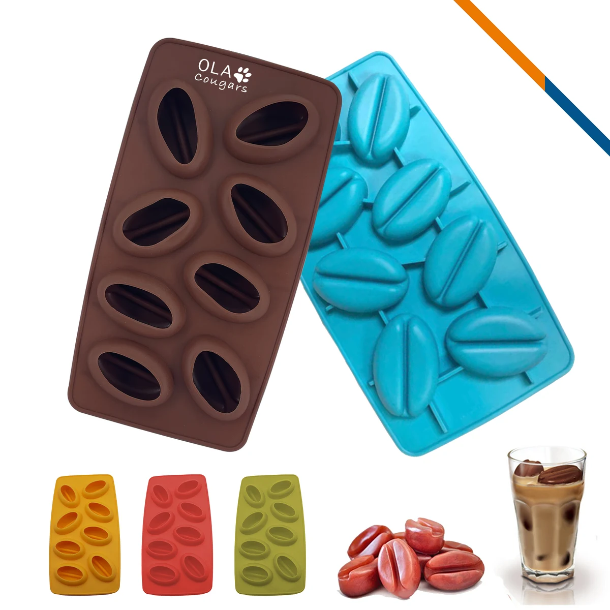 Coffee Bean Ice Mold 1