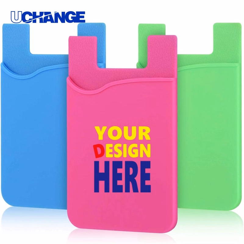 Silicone Credit Card Holder Phone Sticker