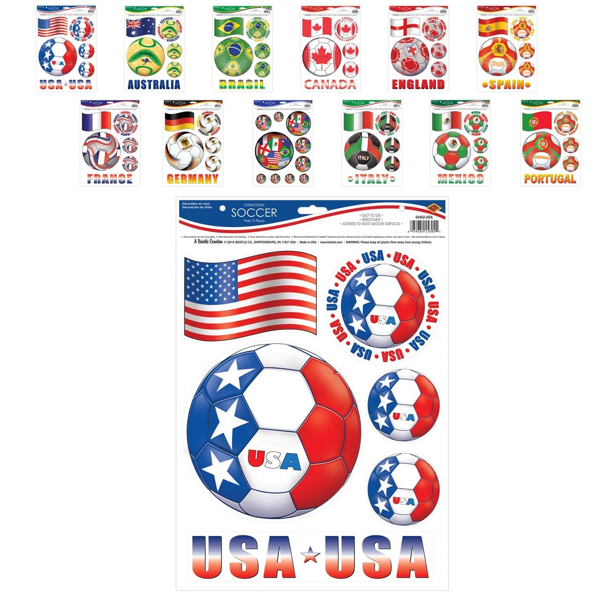 International Soccer Peel 'N Place 1