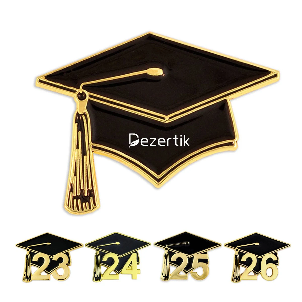 Creative Graduation Season Enamel Hollowed-Out Emblem 1