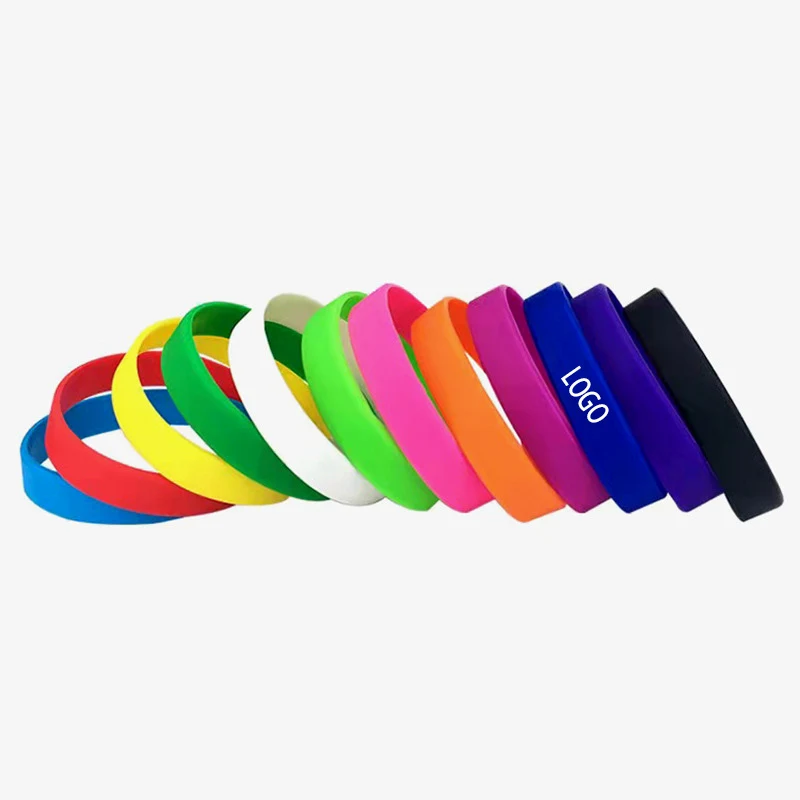 Colorful Silicone Wristbands 1