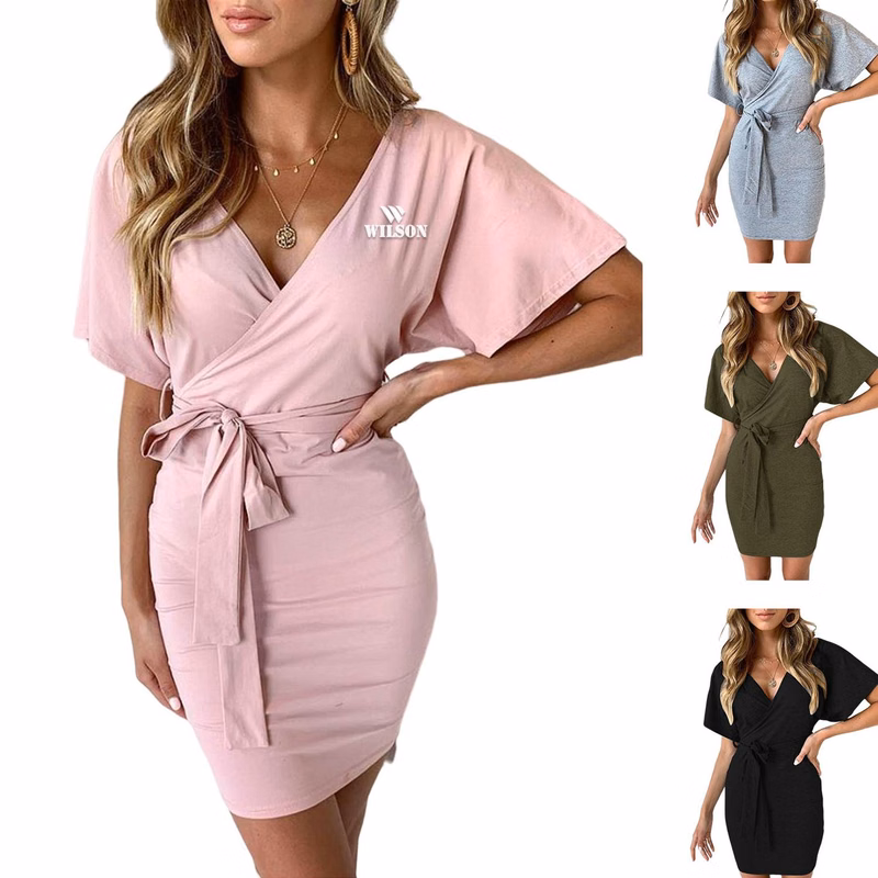 Women's V Neck Summer Dress