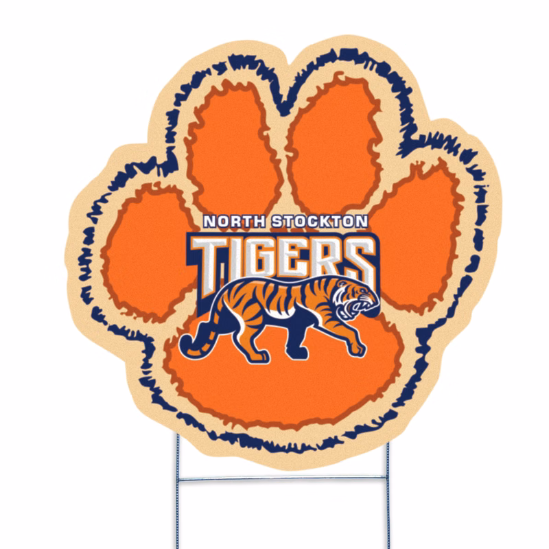 Paw Yard Sign, Full Color