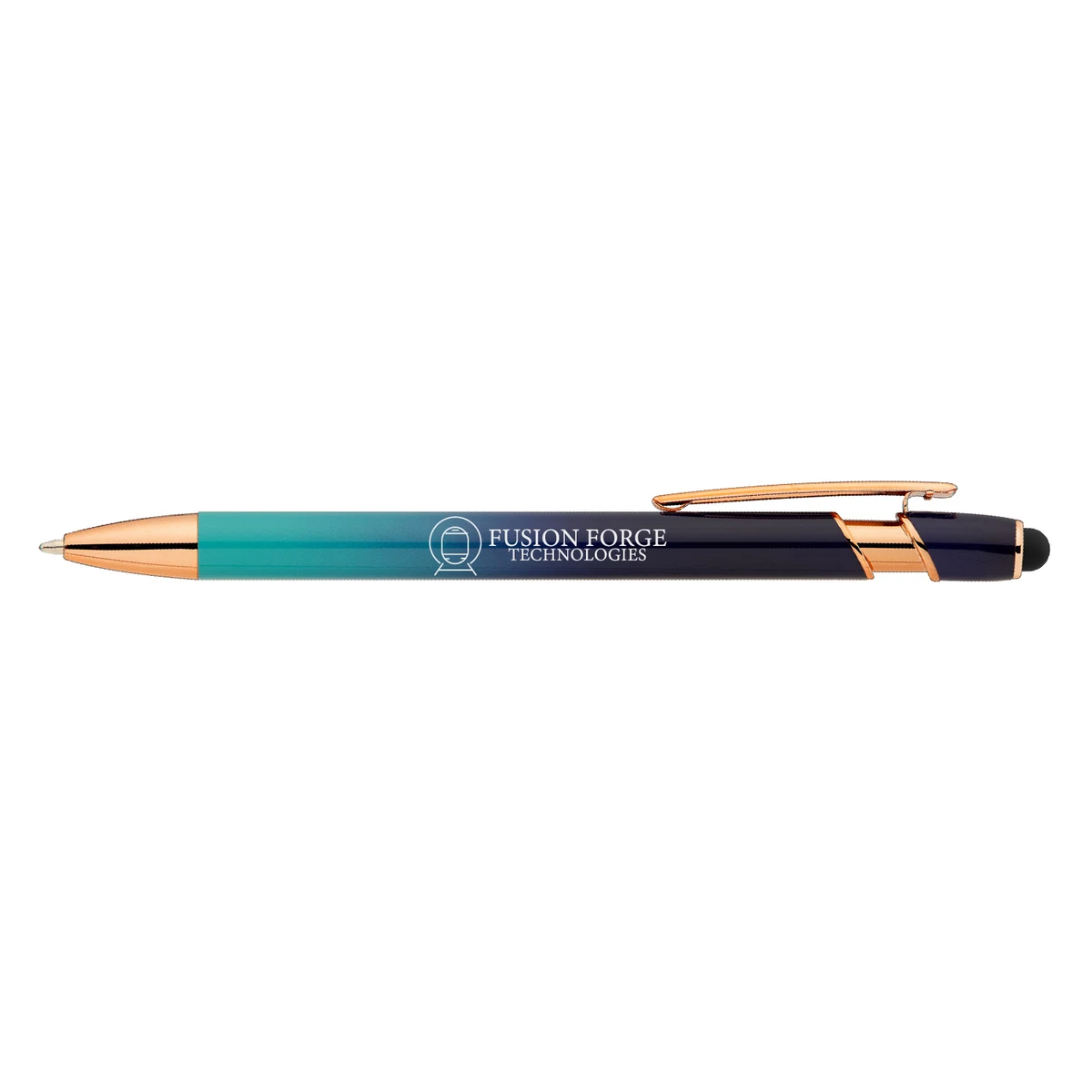Orbita Ombre Rose Gold Metal Pen (Engraved Imprint) 1