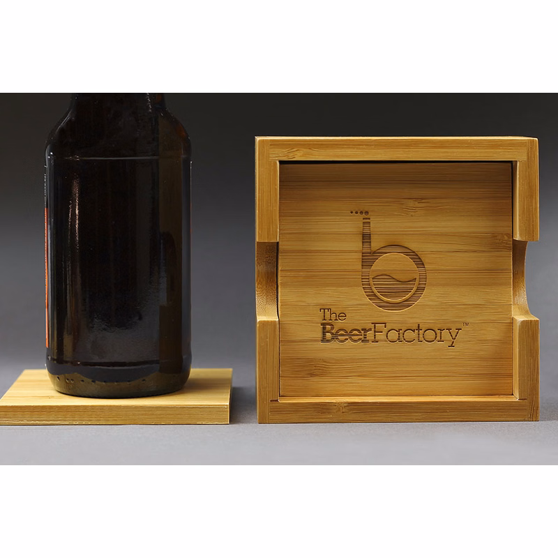 Bamboo Coaster Set