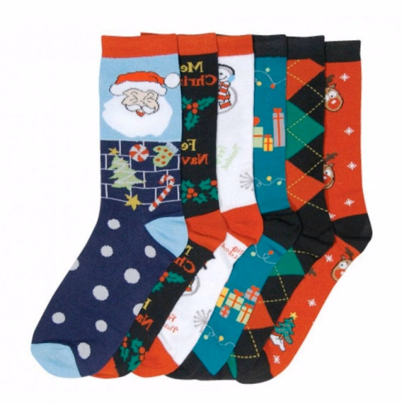 Women's Christmas Crew Socks - Size 9-11