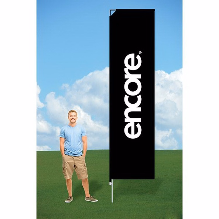 9ft Wind Flag with Ground Stake-Double