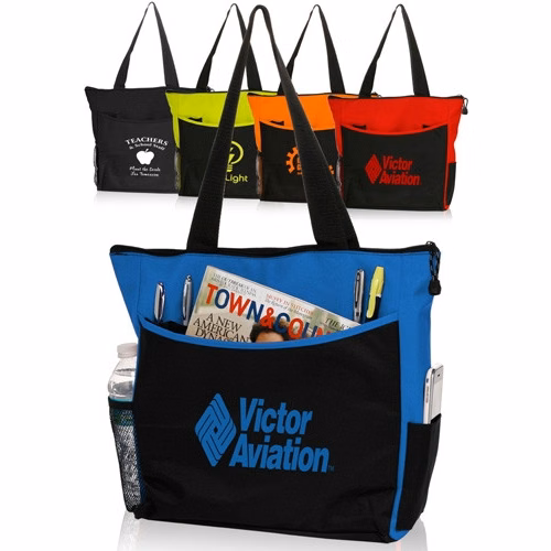 Polyester Tote Bag - 17" W x 14" H