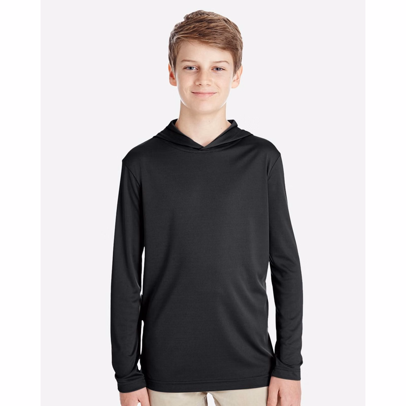 Youth Zone Performance Hooded Long Sleeve T-Shirt - TT41Y
