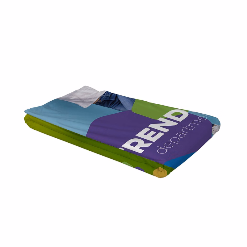 10' Straight Splash Floor Display Face Graphic Panel (Recycled Polyester Knit)