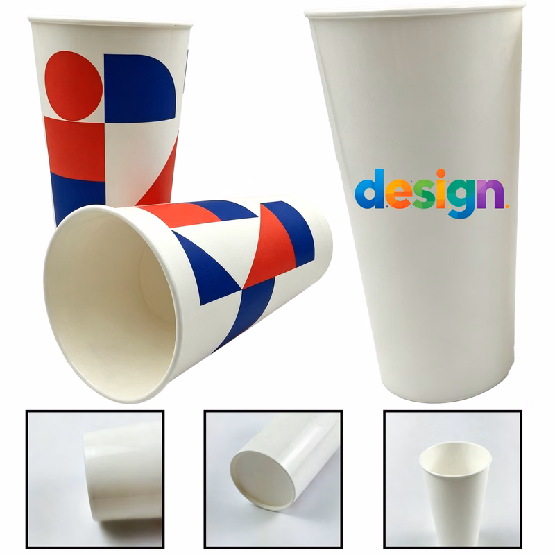 24oz Custom Wrap-Printed PP Stadium Cup