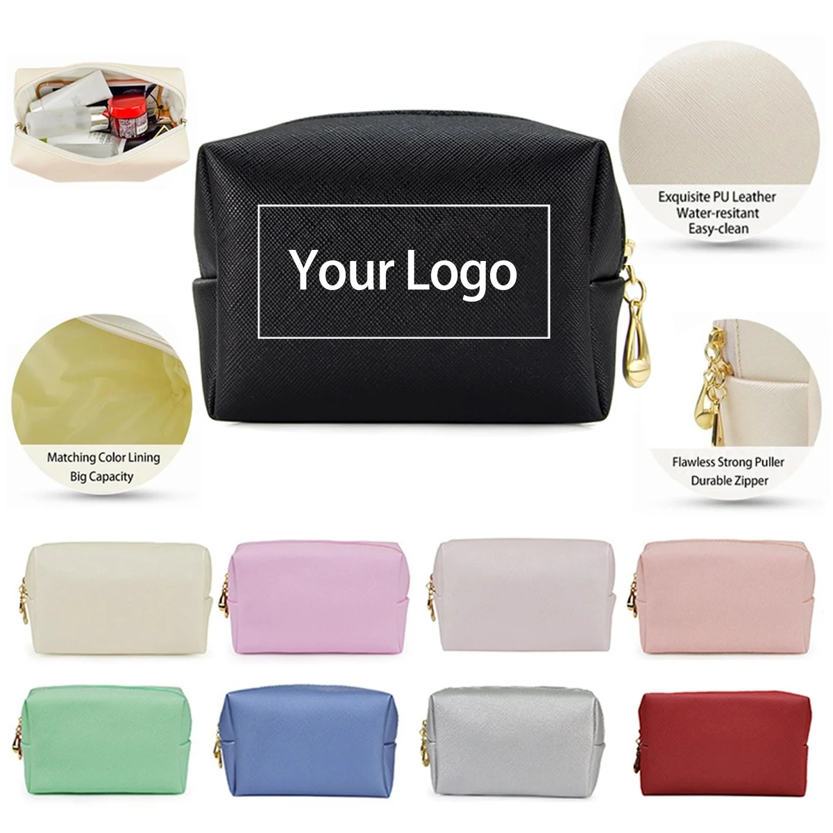 PU Leather Makeup Bag 1