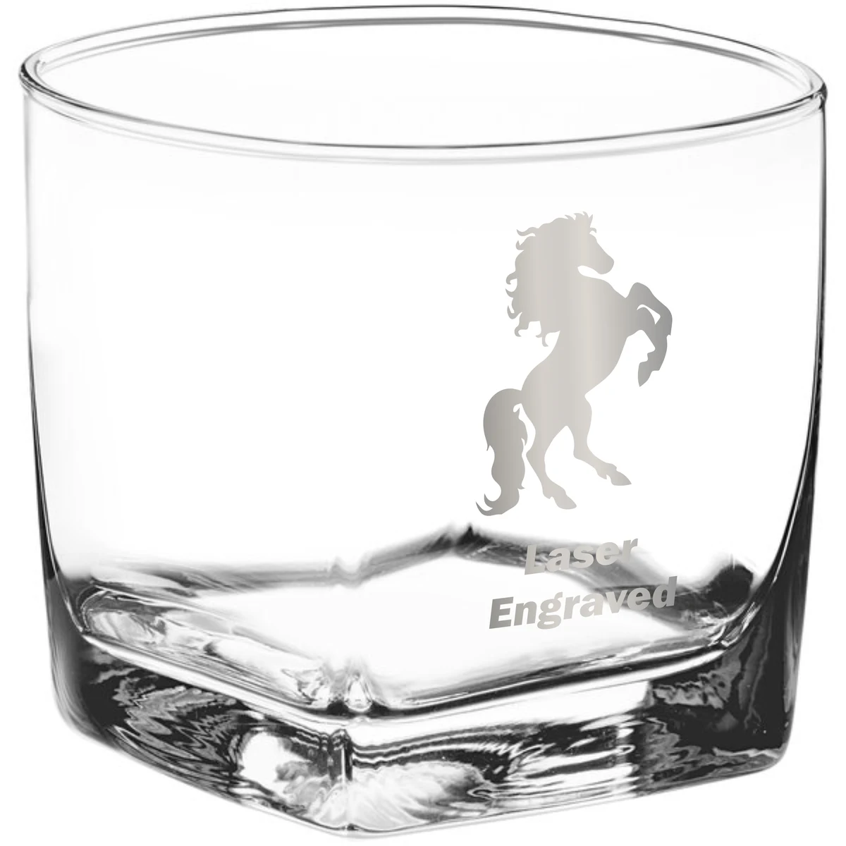 Acopa 10 oz Square Stackable Rocks | Old Fashioned Glass 1