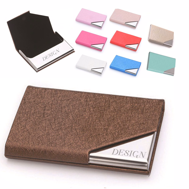 MOQ50 Premium Aluminum Magnetic Business Card Holder