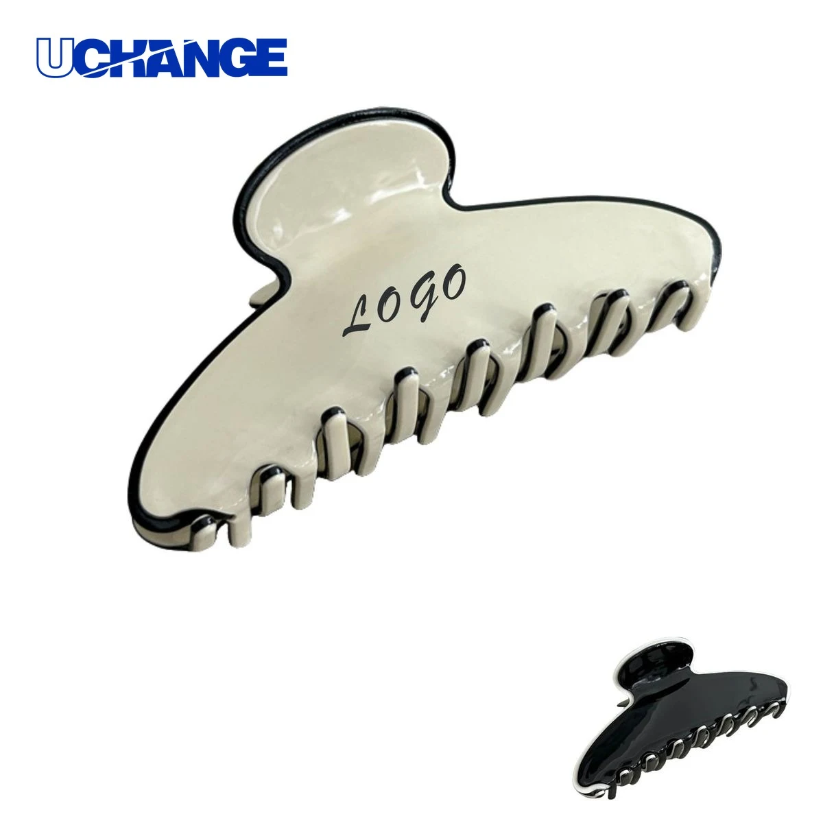 Hair Solid Color Claw Clip Accessory 1